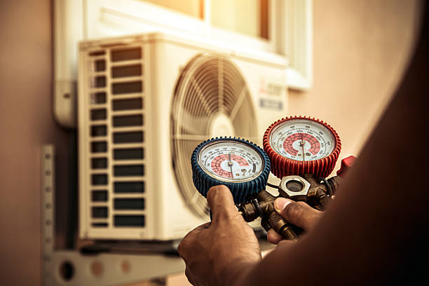 Professional Furnace Repair technician working in Highlands, CA